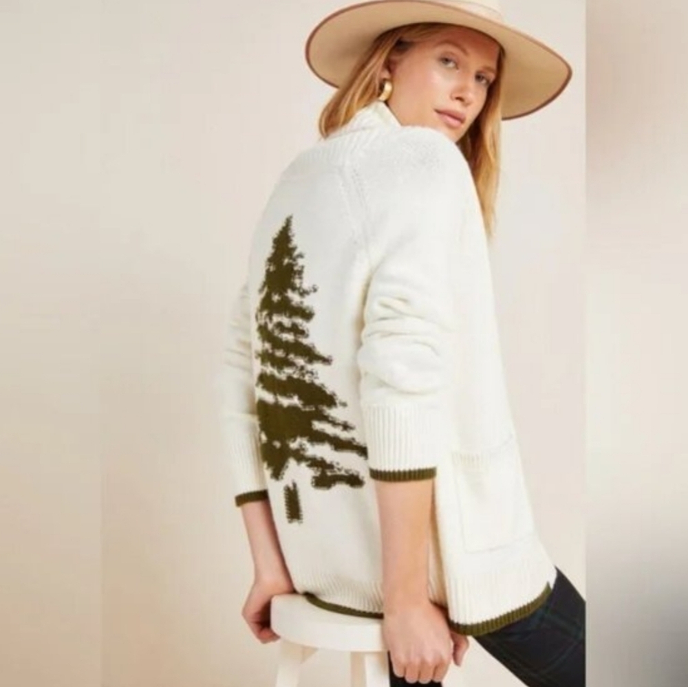 Anthropologie Evergreen Cardigan